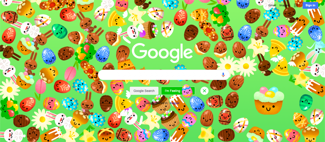 Easter eggek a Googleben